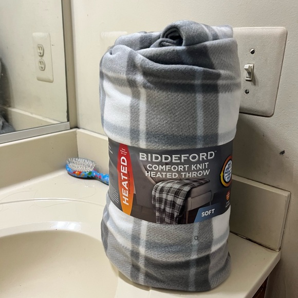 Biddeford Heated Throw with Electric Analog Controller - Picture 1 of 4